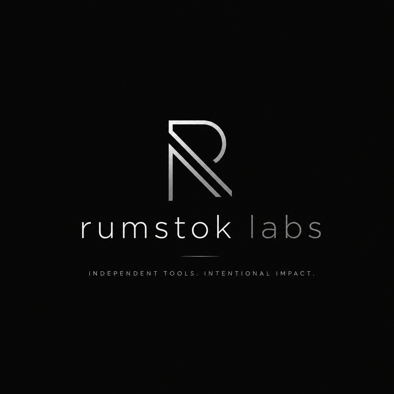 Rumstok Labs — Independent tools. Intentional impact.